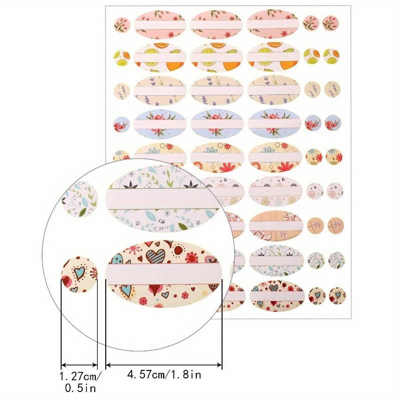 3pcs Cosmetic Sticker Gift Label Perfume Bottle Essential Sticker