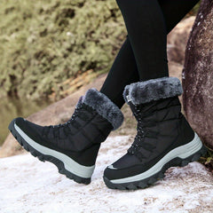 Women's High Tube Snow Boots Thick Bottom Non-slip Wear Resistant Warm Boots