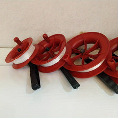 Large Red Plate Cotton Kite Line Wheel