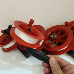 Large Red Plate Cotton Kite Line Wheel