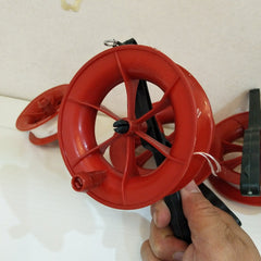 Large Red Plate Cotton Kite Line Wheel