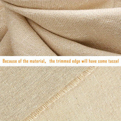 Large Linen Needlework Fabric for Garment Craft Flower Pot Decoration