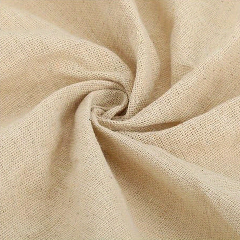 Large Linen Needlework Fabric for Garment Craft Flower Pot Decoration