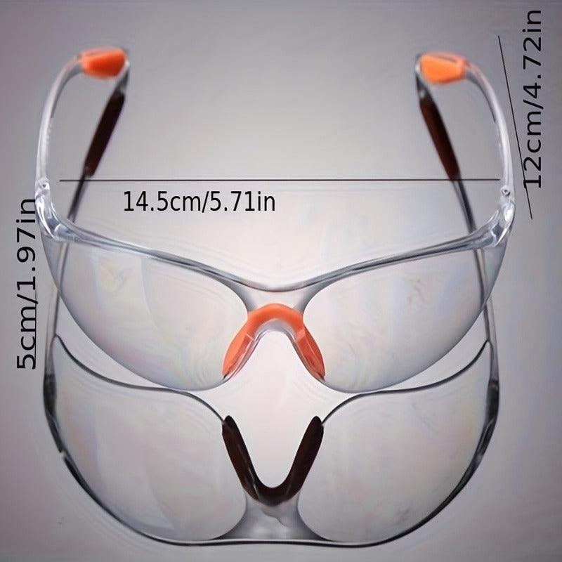 SAFEYEAR Anti fog Safety Glasses Clear Lens Scratchproof Protection Eye Safety