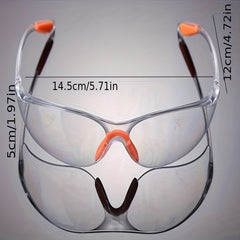 SAFEYEAR Anti fog Safety Glasses Clear Lens Scratchproof Protection Eye Safety