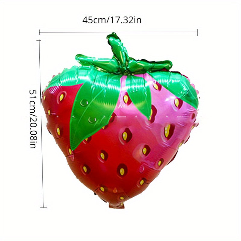 127pcs Strawberry Party Balloon Garland Set Pink Theme Decoration