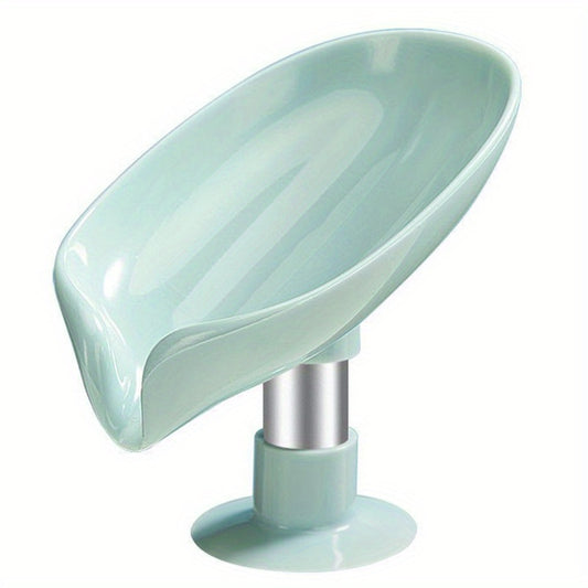 Leaf Shaped Soap Dish for Bathroom Storage