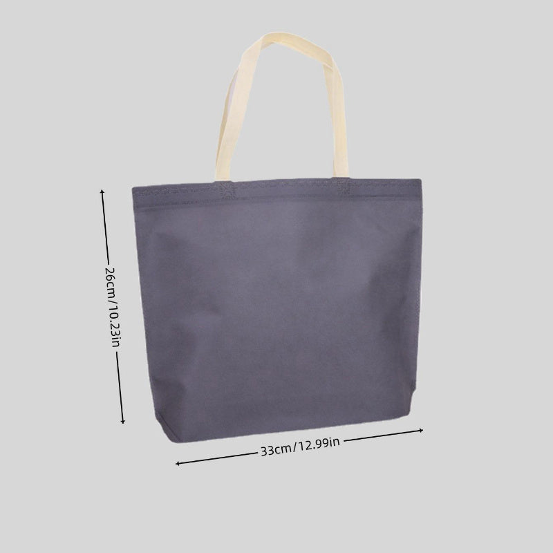 5 Non-woven Angled Shopping Tote Bags