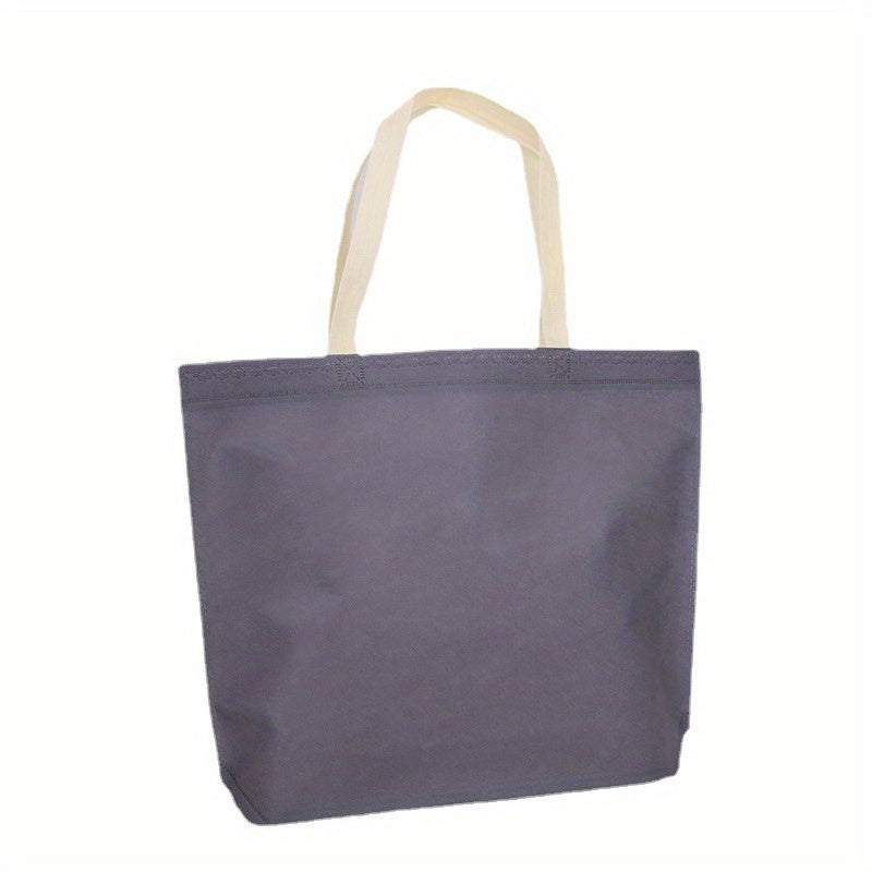 5 Non-woven Angled Shopping Tote Bags