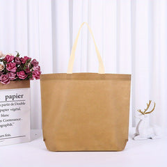 5 Non-woven Angled Shopping Tote Bags