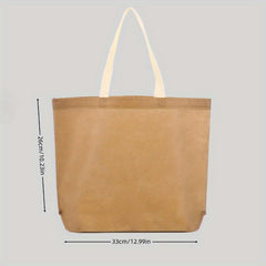 5 Non-woven Angled Shopping Tote Bags