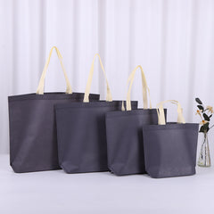 5 Non-woven Angled Shopping Tote Bags