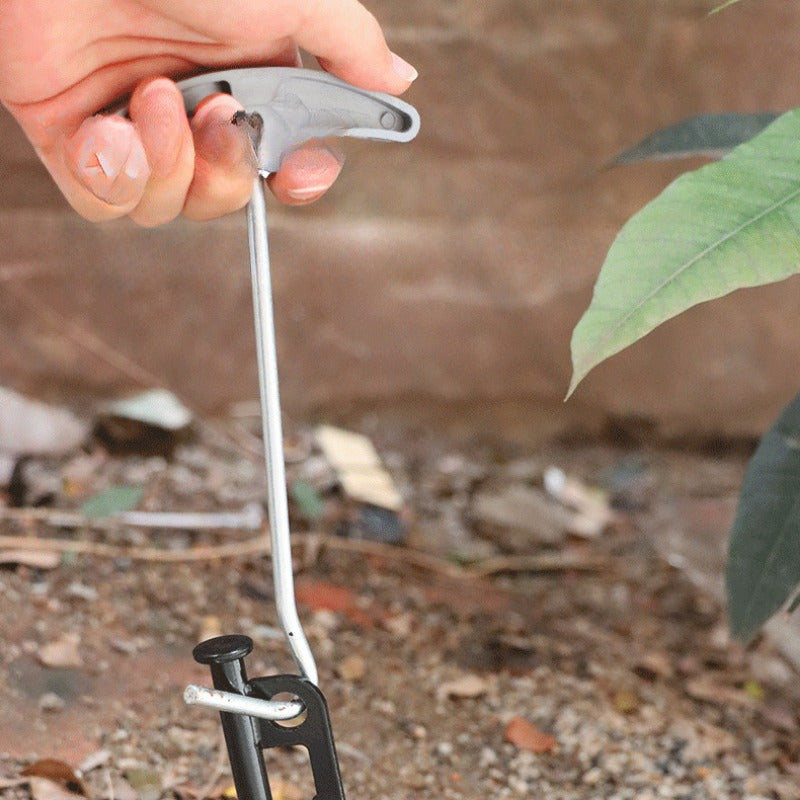 Portable Tent Nail Puller Camping Tool Hook Nail Extractor