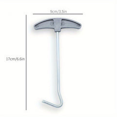 Portable Tent Nail Puller Camping Tool Hook Nail Extractor