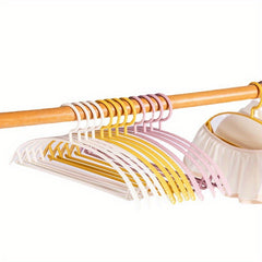 10pcs Non Slip Hanging Clothes Rack for Dormitory No Marks Household Clothes Rac