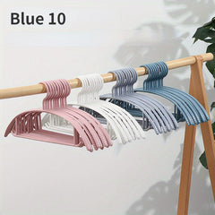 10pcs Non Slip Hanging Clothes Rack for Dormitory No Marks Household Clothes Rac