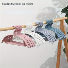 10pcs Non Slip Hanging Clothes Rack for Dormitory No Marks Household Clothes Rac