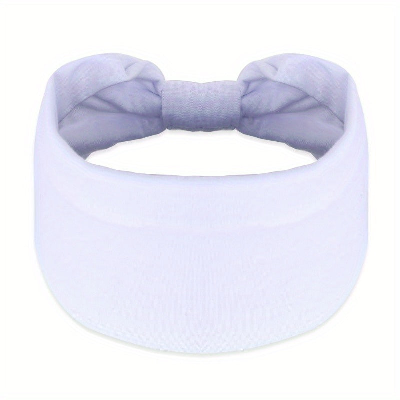 Widen Solid Elastic Headbands Moisture Wicking Sports Headband