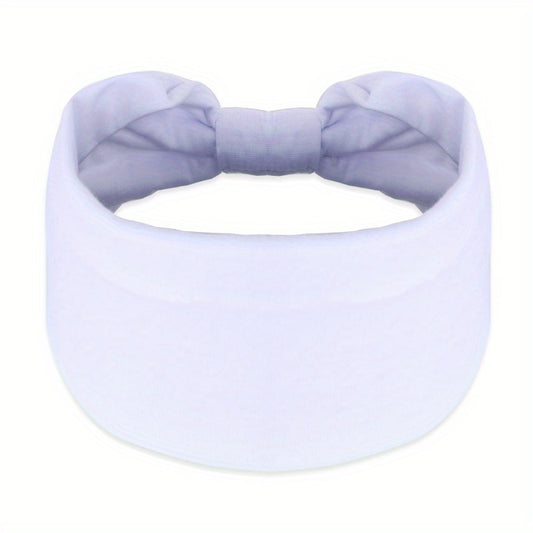 Widen Solid Elastic Headbands Moisture Wicking Sports Headband