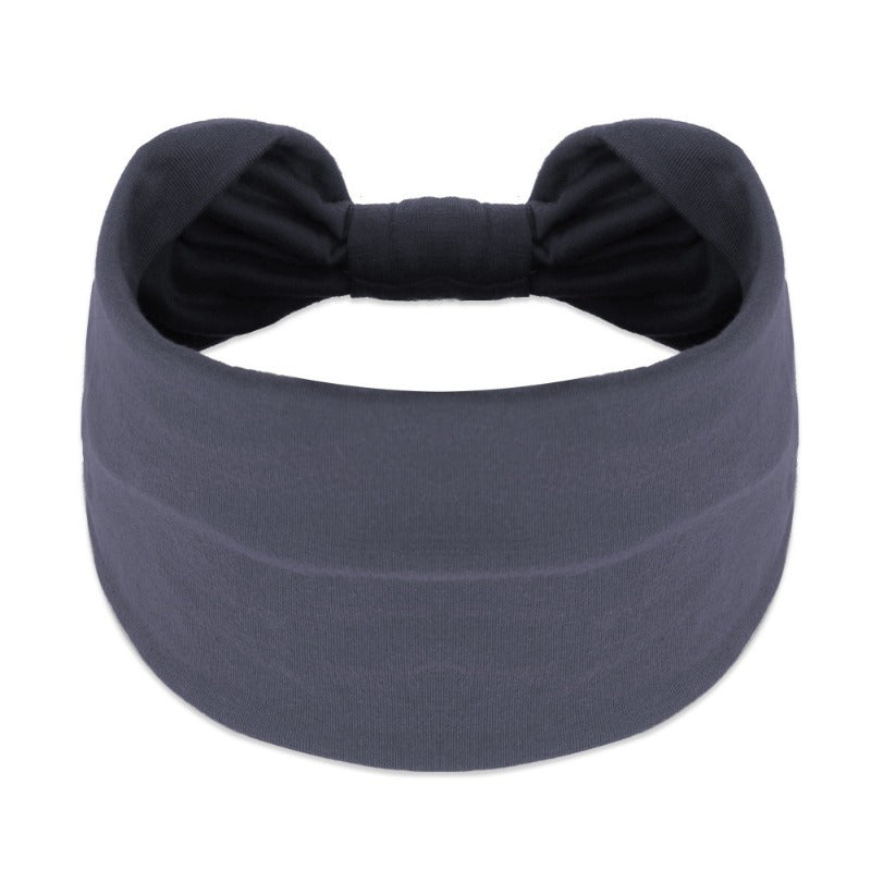Widen Solid Elastic Headbands Moisture Wicking Sports Headband