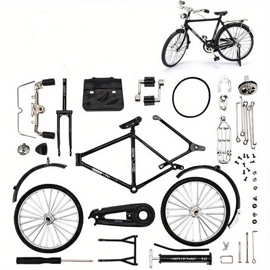 DIY Toy Car Bicycle Assembly Model Decoration