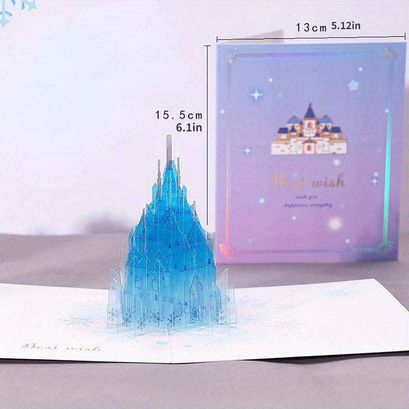 3D Christmas Tree Blessing Card Cartoon Folding Card