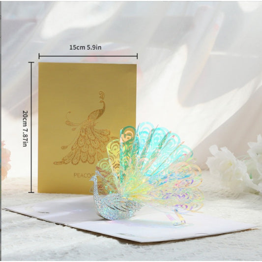 3D Christmas Tree Blessing Card Cartoon Folding Card