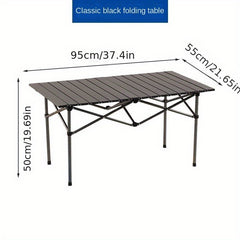 Portable Folding Aluminum Camping Table for Outdoor Camping BBQ