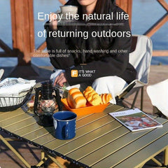 Portable Folding Aluminum Camping Table for Outdoor Camping BBQ