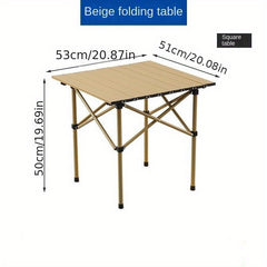 Portable Folding Aluminum Camping Table for Outdoor Camping BBQ