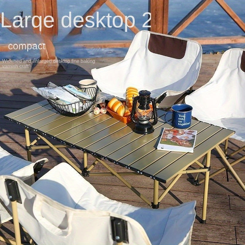 Portable Folding Aluminum Camping Table for Outdoor Camping BBQ