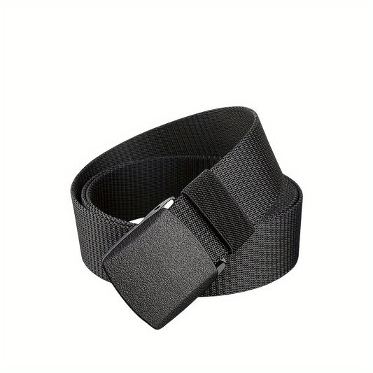 Men's Auto Buckle Nylon Belt Outdoor Canvas Belt