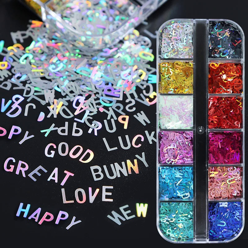 Holographic Glitter Sequins for Resin Molds Crafts