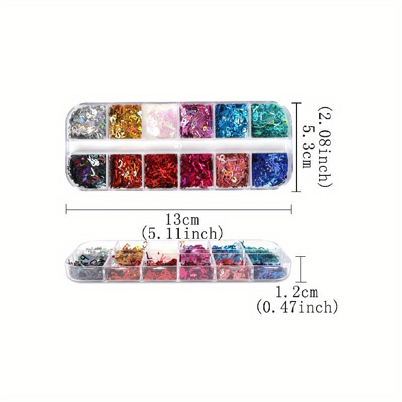 Holographic Glitter Sequins for Resin Molds Crafts