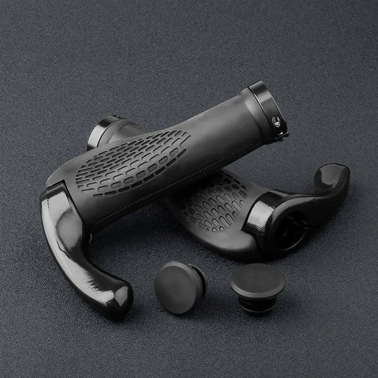 Aluminium Bicycle Handlebar End Cap Anti Skid Rubber Grips