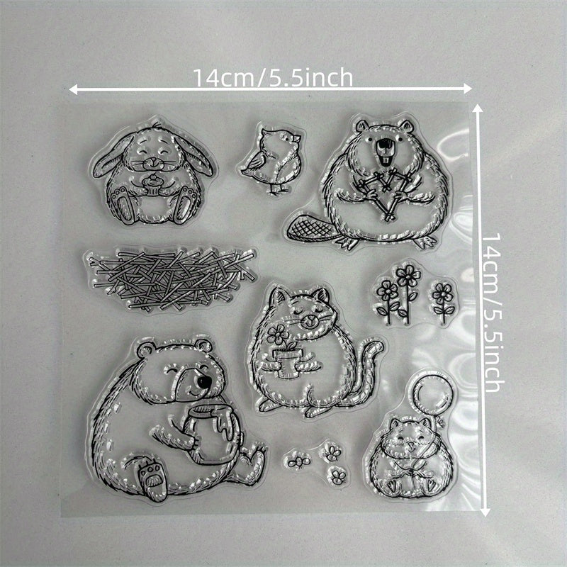 1pc Stamps And Dies For Card Making Metal Cutting Dies And Transparent Seal Set