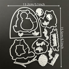 1pc Stamps And Dies For Card Making Metal Cutting Dies And Transparent Seal Set