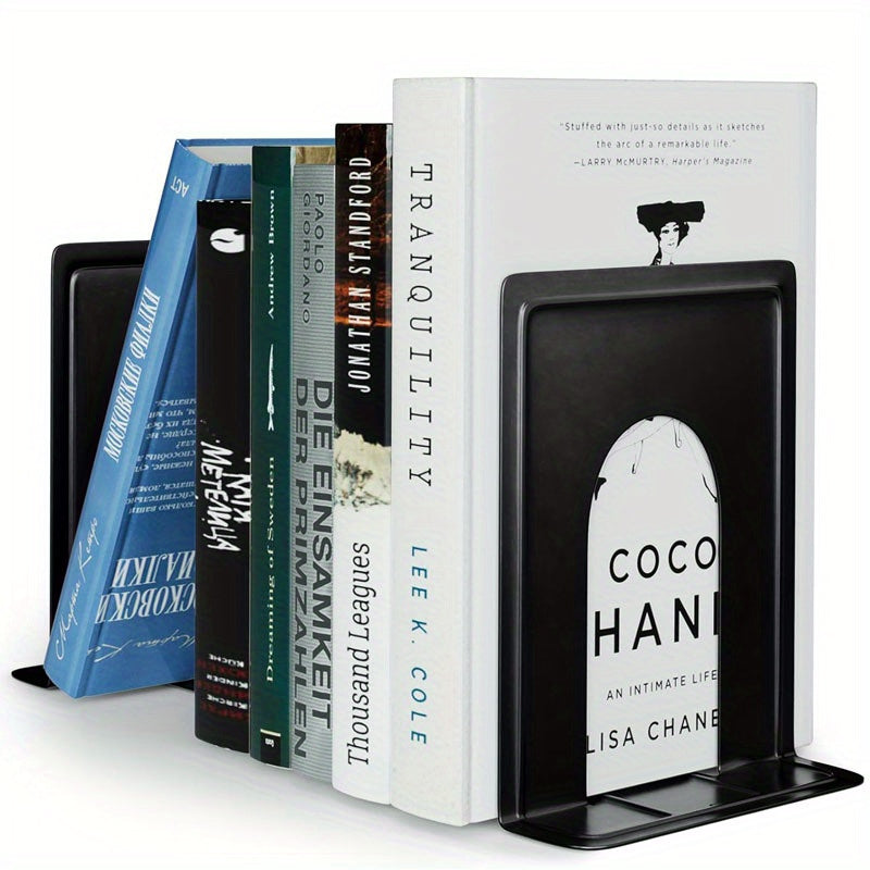 Universal Heavy Metal Book End Office Bookshelf Holder