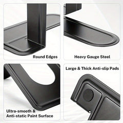 Universal Heavy Metal Book End Office Bookshelf Holder