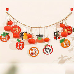 Persimmon String Decoration Door Hanging Ornaments Chinese Year Decoration