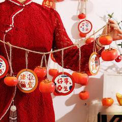 Persimmon String Decoration Door Hanging Ornaments Chinese Year Decoration