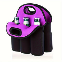 Reusable Neoprene Beer Tote Bag for Travel and Camping
