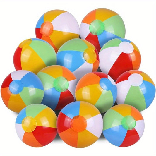 30 Beach Balls Bulk Inflatable Swimming Pool Toys Birthday Party Supplies Decor