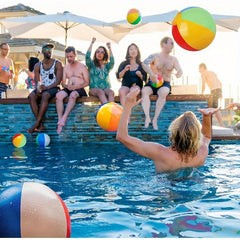 30 Beach Balls Bulk Inflatable Swimming Pool Toys Birthday Party Supplies Decor