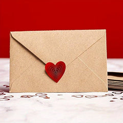 500pcs Heart Stickers Love Self Adhesive Card Sticker