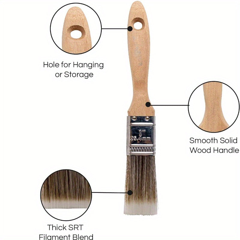 5pcs Paint Brushes Set for Painting and Cleaning