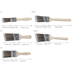 5pcs Paint Brushes Set for Painting and Cleaning