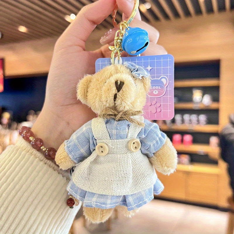 Bear Bag Pendant Doll Plush Toy Keychain DIY Hanging Ornaments