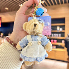 Bear Bag Pendant Doll Plush Toy Keychain DIY Hanging Ornaments