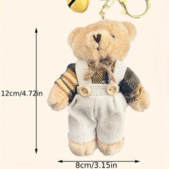Bear Bag Pendant Doll Plush Toy Keychain DIY Hanging Ornaments